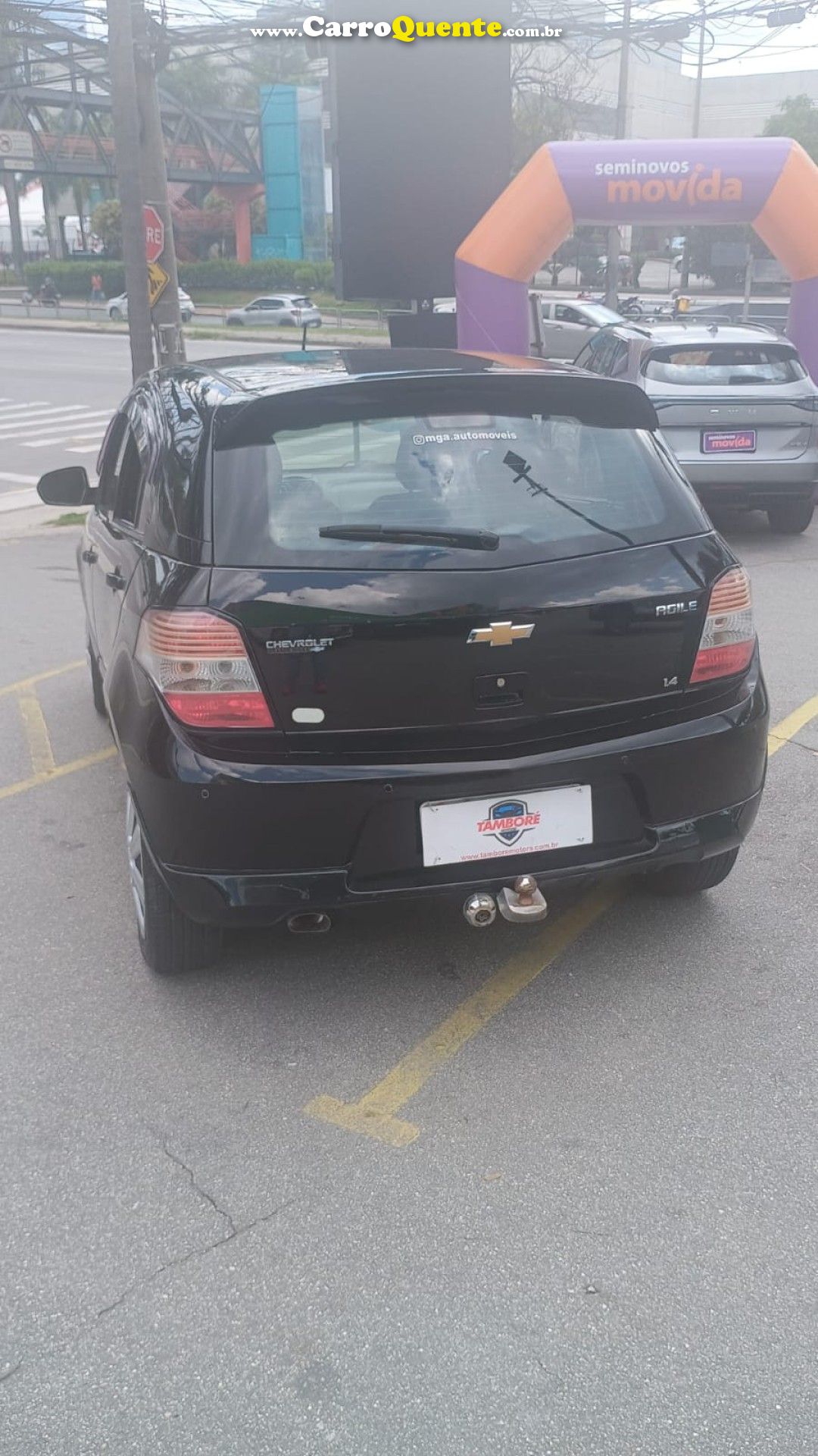 CHEVROLET   AGILE LT 1.4 MPFI 8V FLEXPOWER 5P   PRETO 2011 1.4 FLEX - Loja