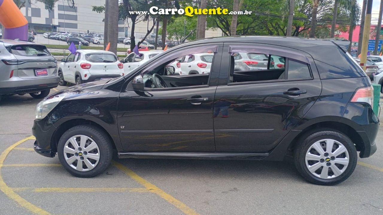 CHEVROLET   AGILE LT 1.4 MPFI 8V FLEXPOWER 5P   PRETO 2011 1.4 FLEX - Loja