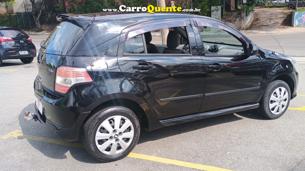 CHEVROLET   AGILE LT 1.4 MPFI 8V FLEXPOWER 5P   PRETO 2011 1.4 FLEX - Loja