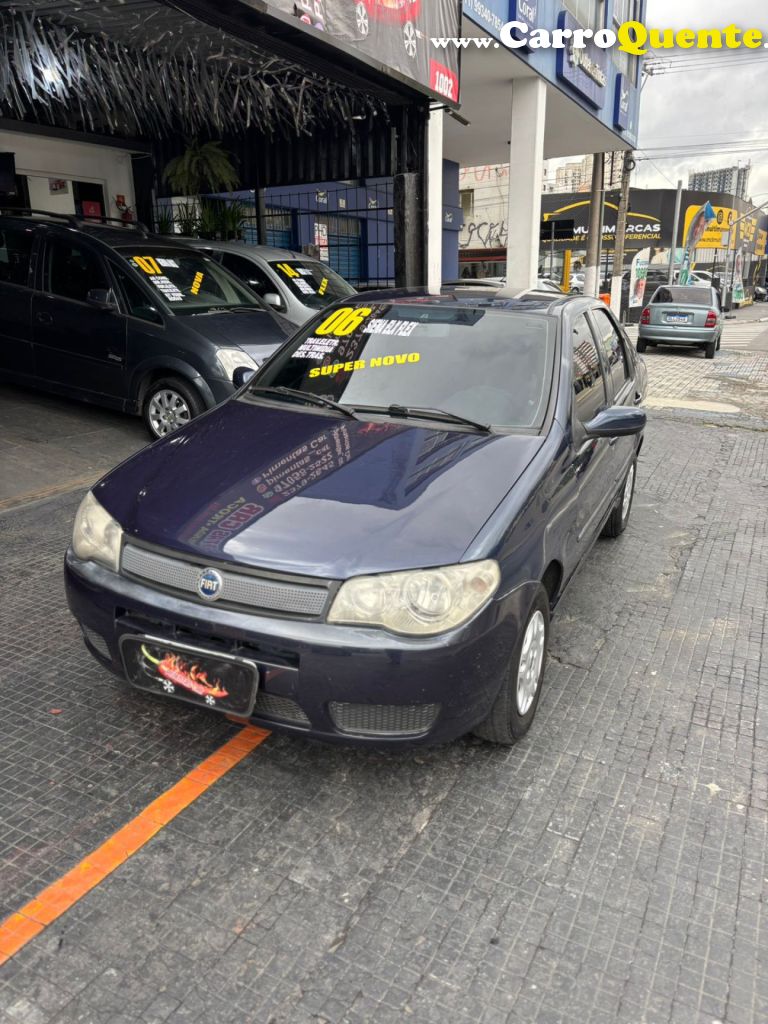FIAT   SIENA ELX 1.0 MPI FIREFIRE FLEX 8V 4P   AZUL 2006 1.0 FLEX - Loja