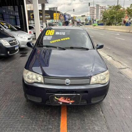 FIAT   SIENA ELX 1.0 MPI FIREFIRE FLEX 8V 4P   AZUL 2006 1.0 FLEX