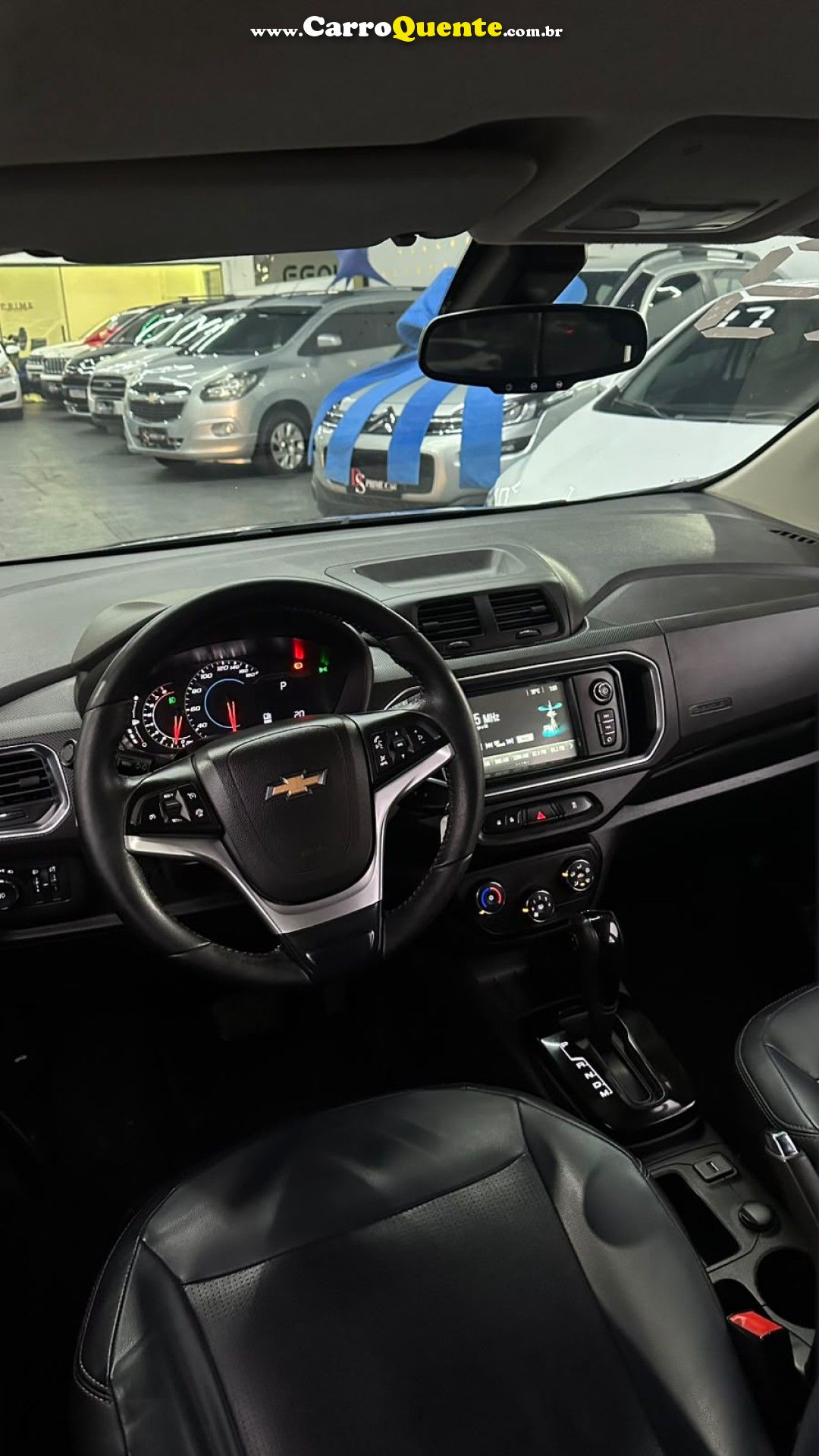 CHEVROLET   SPIN PREMIER 1.8 8V ECONO.FLEX 5P AUT.   CINZA 2023 1.8 FLEX - Loja