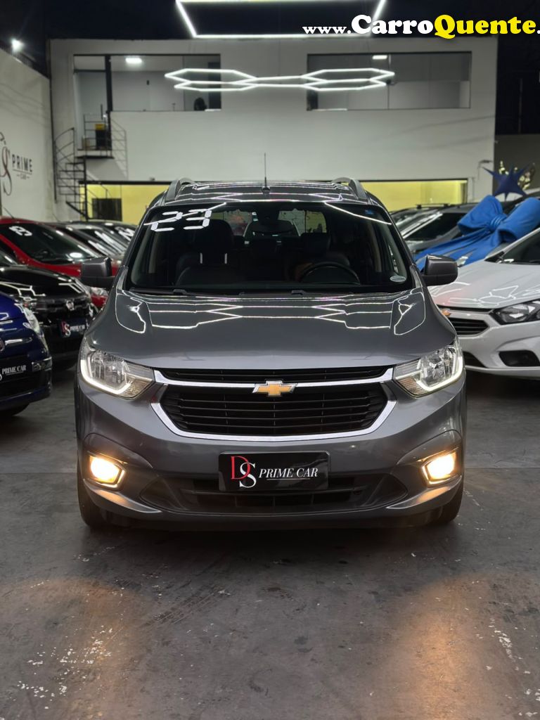 CHEVROLET   SPIN PREMIER 1.8 8V ECONO.FLEX 5P AUT.   CINZA 2023 1.8 FLEX - Loja