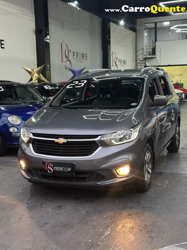 CHEVROLET   SPIN PREMIER 1.8 8V ECONO.FLEX 5P AUT.   CINZA 2023 1.8 FLEX - Loja