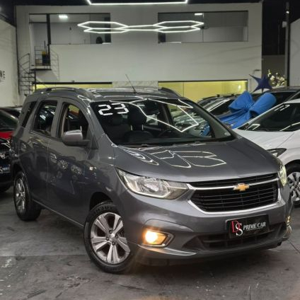 CHEVROLET   SPIN PREMIER 1.8 8V ECONO.FLEX 5P AUT.   CINZA 2023 1.8 FLEX