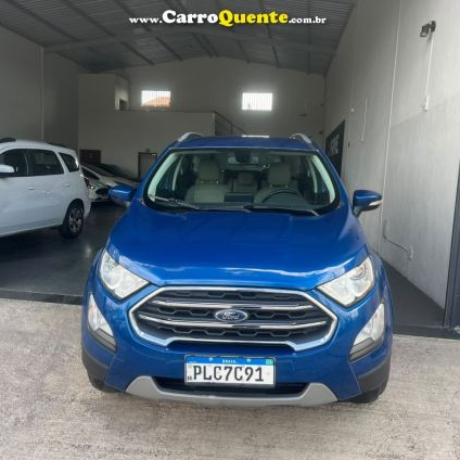 FORD   ECOSPORT SE 2.0 16V FLEX 5P AUT.   AZUL 2019 2.0 FLEX