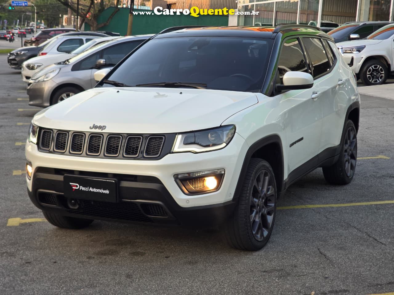 JEEP   COMPASS S 2.0 4X4 TB 16V DIESEL AUT.   BRANCO 2019 2.0 DIESEL - Loja