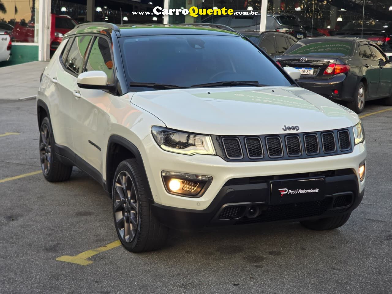 JEEP   COMPASS S 2.0 4X4 TB 16V DIESEL AUT.   BRANCO 2019 2.0 DIESEL - Loja