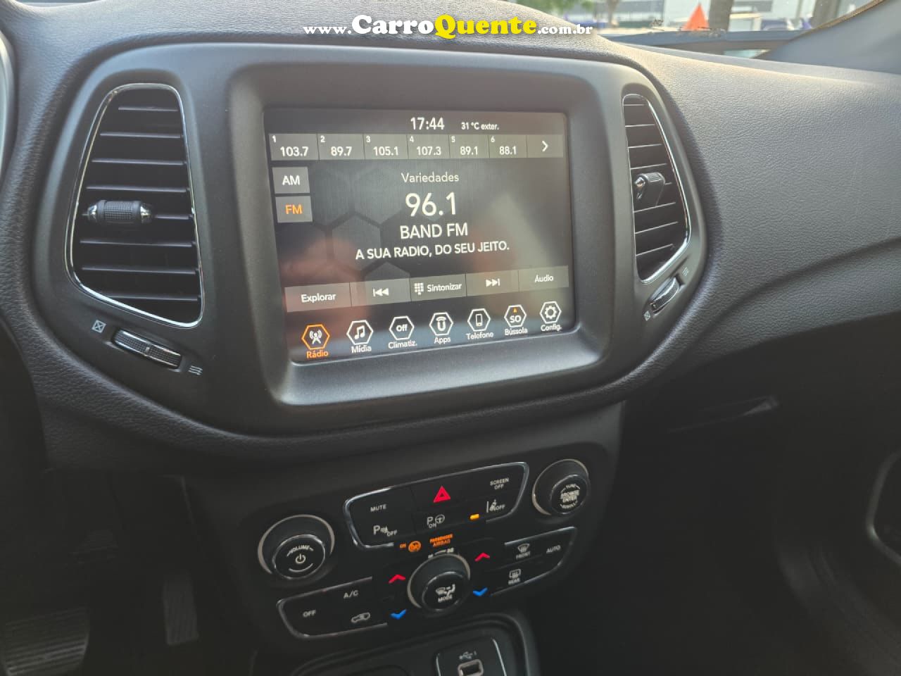 JEEP   COMPASS S 2.0 4X4 TB 16V DIESEL AUT.   BRANCO 2019 2.0 DIESEL - Loja