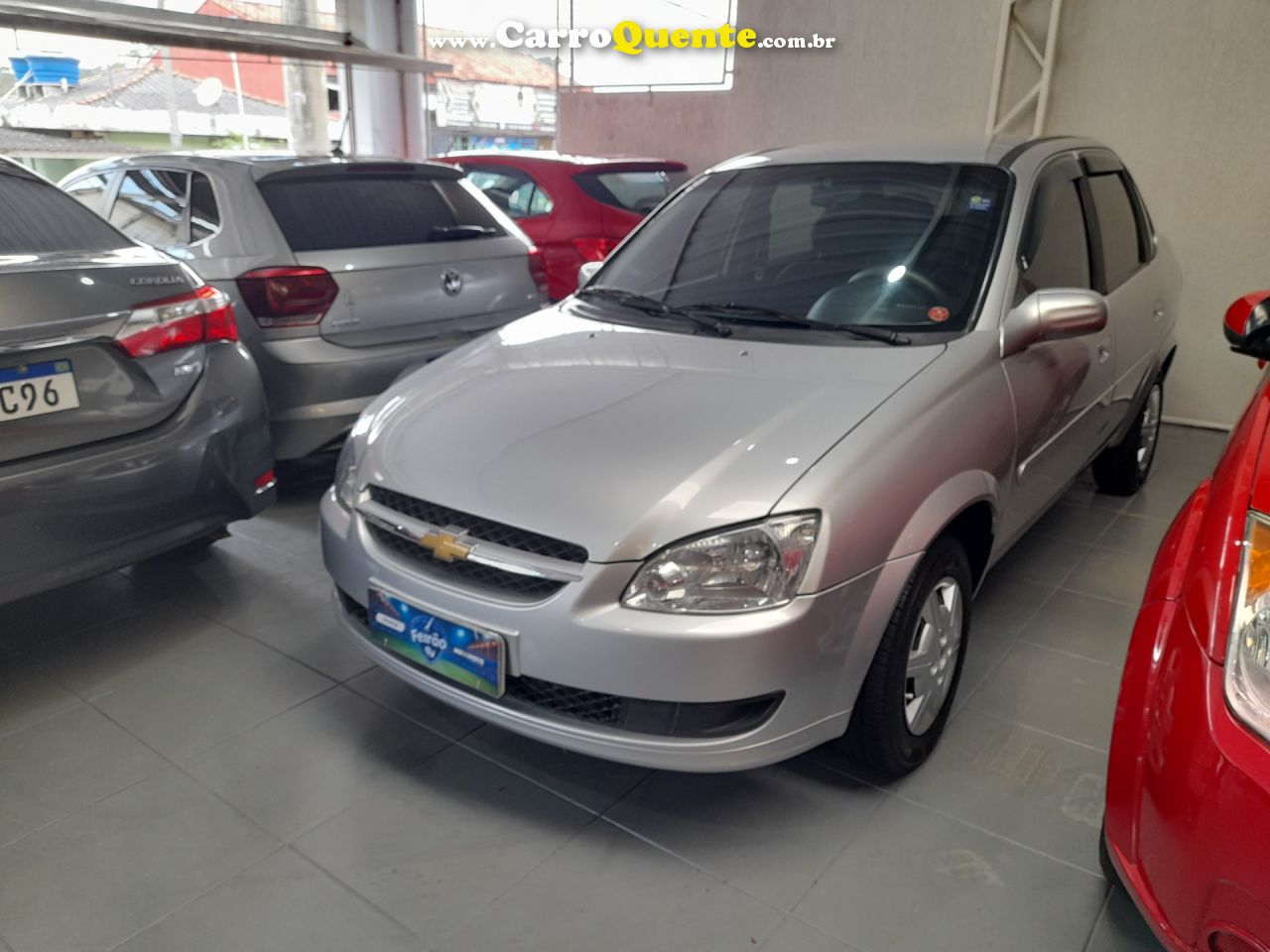 CHEVROLET   CLASSIC LS   PRATA 2015 1.0 FLEX - Loja