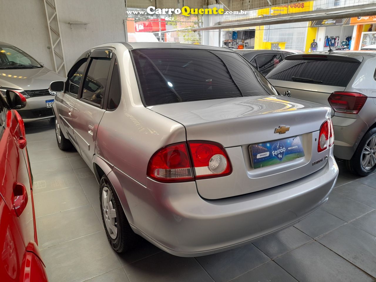 CHEVROLET   CLASSIC LS   PRATA 2015 1.0 FLEX - Loja