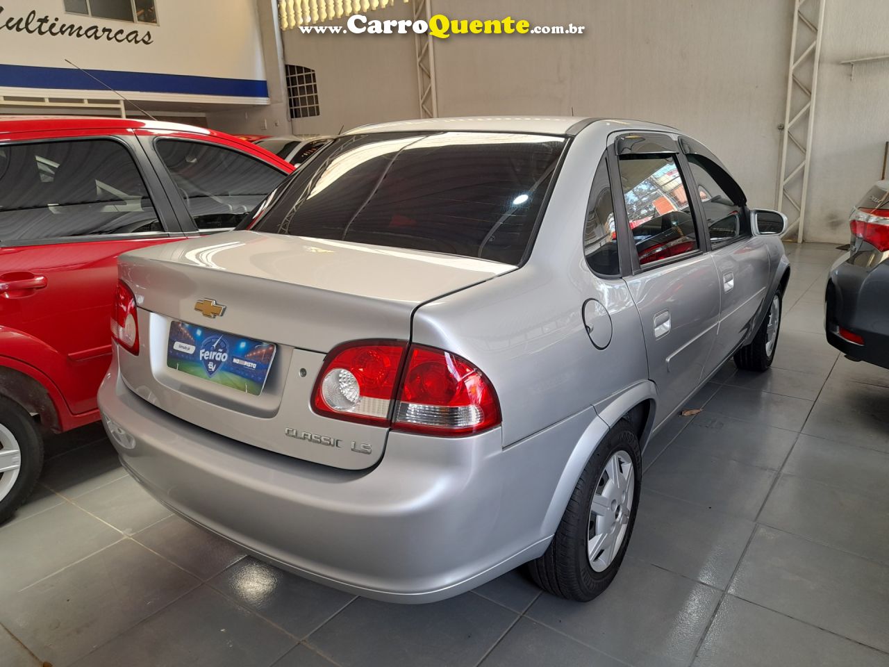 CHEVROLET   CLASSIC LS   PRATA 2015 1.0 FLEX - Loja