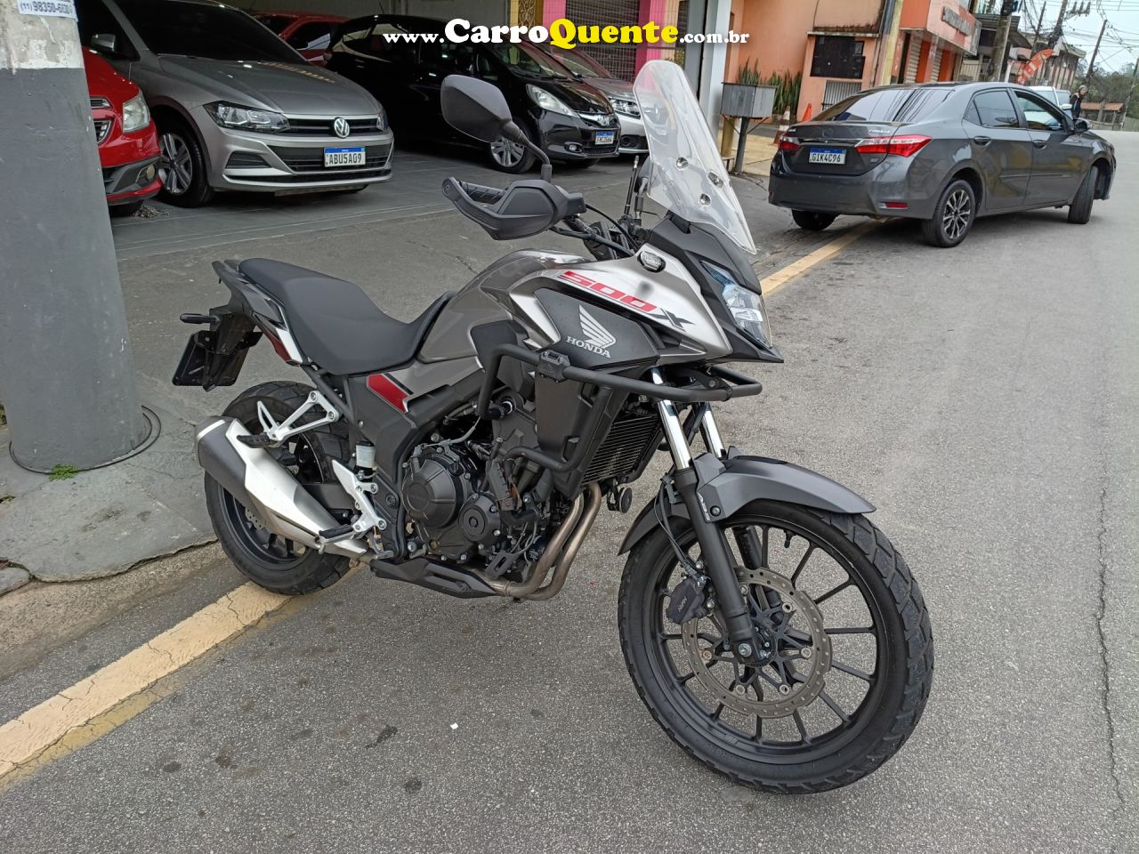 HONDA   CB 500X   PRATA 2022 500 GASOLINA - Loja