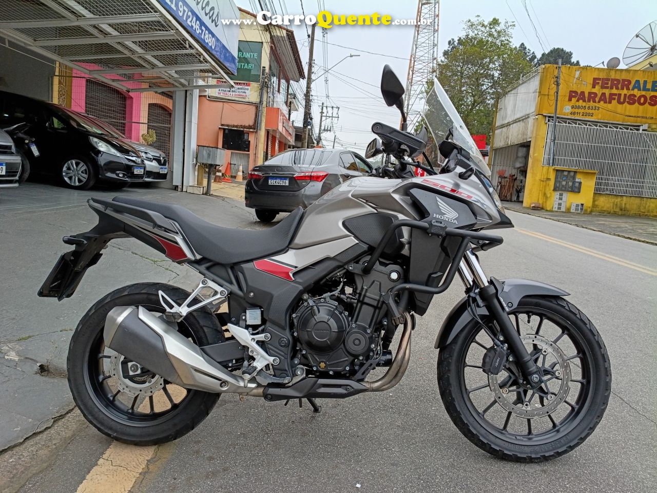 HONDA   CB 500X   PRATA 2022 500 GASOLINA - Loja