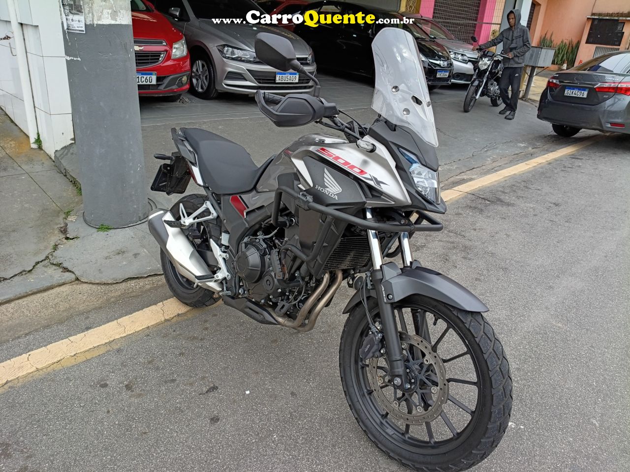 HONDA   CB 500X   PRATA 2022 500 GASOLINA - Loja