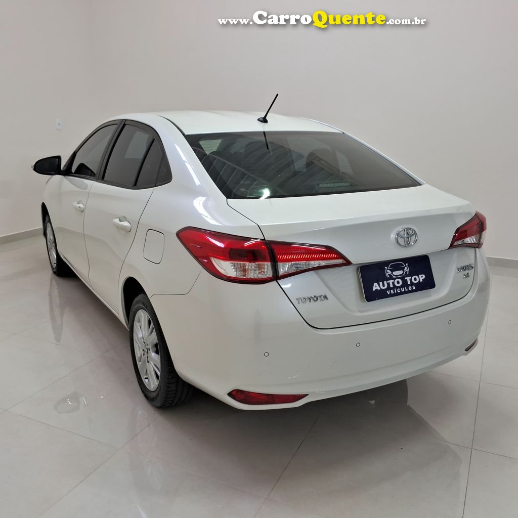 TOYOTA   YARIS XL SEDAN 1.5 FLEX 16V 4P AUT.   BRANCO 2019 1.5 FLEX - Loja