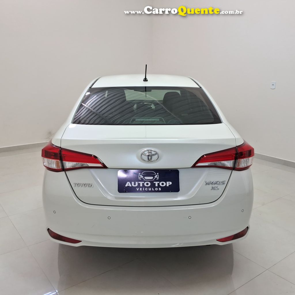 TOYOTA   YARIS XL SEDAN 1.5 FLEX 16V 4P AUT.   BRANCO 2019 1.5 FLEX - Loja