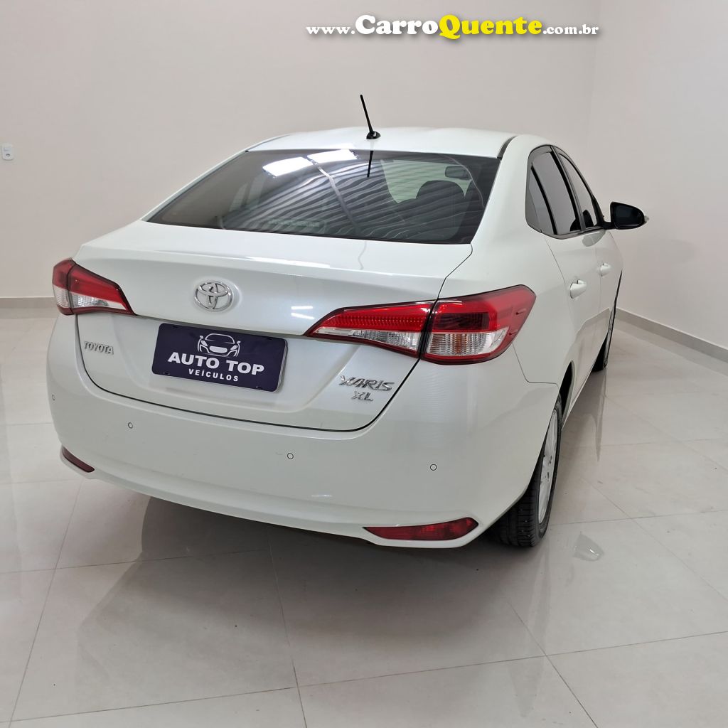 TOYOTA   YARIS XL SEDAN 1.5 FLEX 16V 4P AUT.   BRANCO 2019 1.5 FLEX - Loja