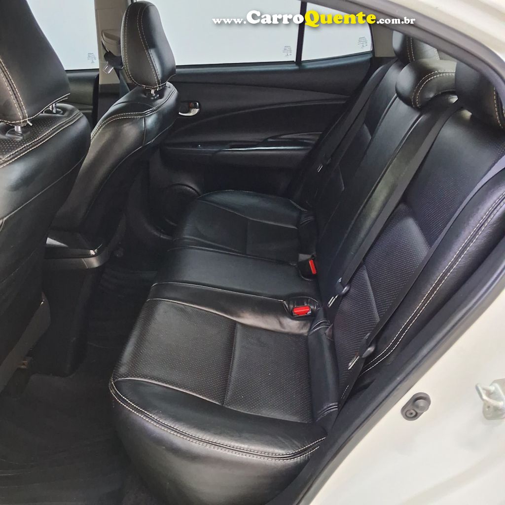 TOYOTA   YARIS XL SEDAN 1.5 FLEX 16V 4P AUT.   BRANCO 2019 1.5 FLEX - Loja