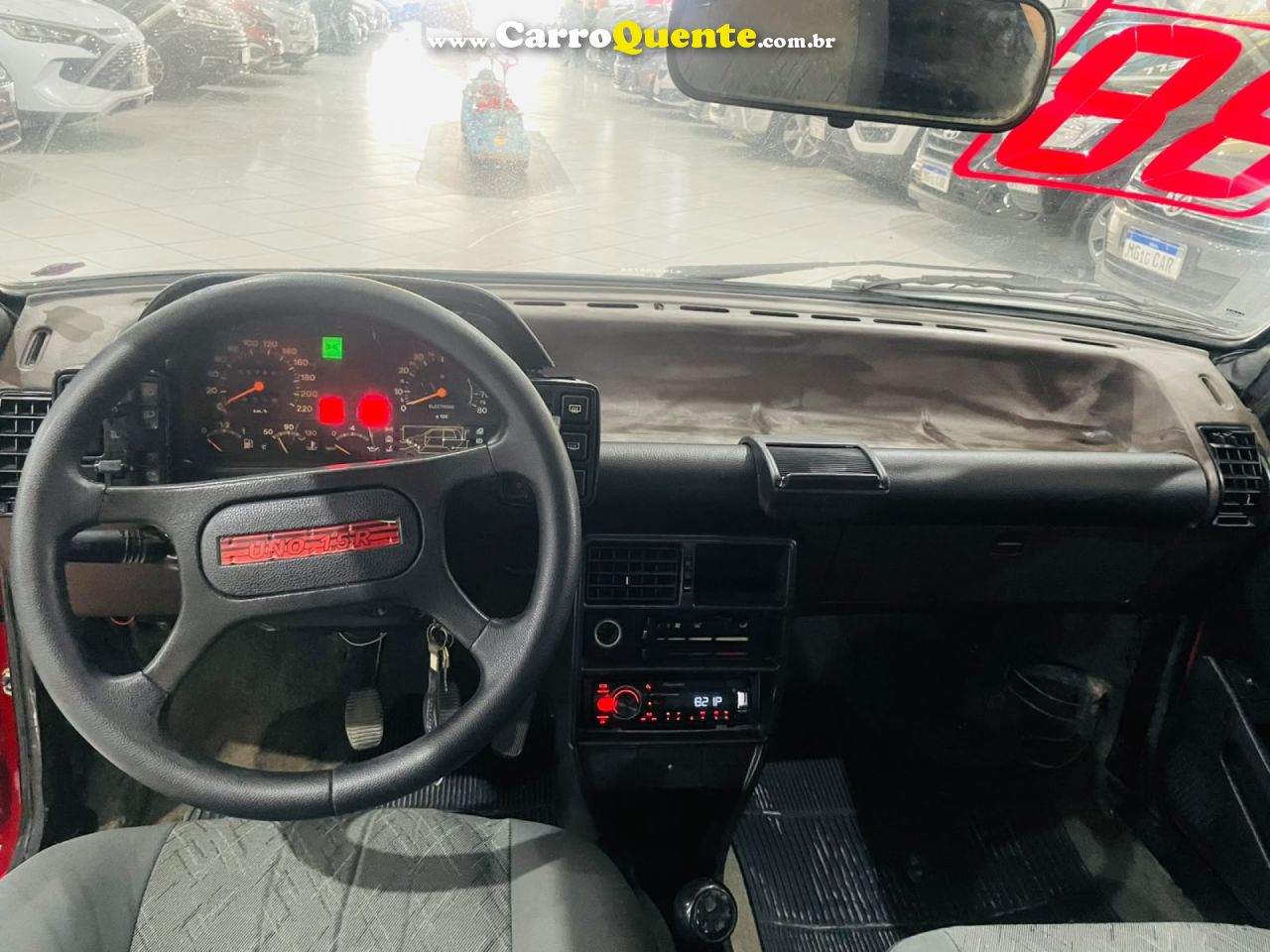 FIAT   UNO 1.6R MPI  1.6R  1.5R   VERMELHO 1988 1.5 GASOLINA - Loja