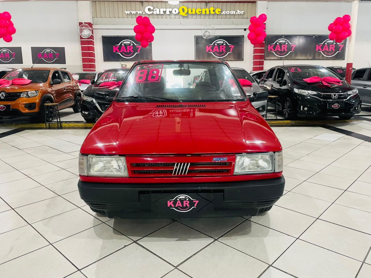 FIAT   UNO 1.6R MPI  1.6R  1.5R   VERMELHO 1988 1.5 GASOLINA - Loja