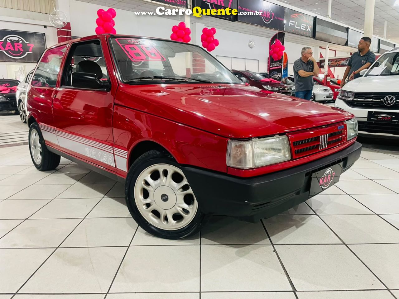 FIAT   UNO 1.6R MPI  1.6R  1.5R   VERMELHO 1988 1.5 GASOLINA - Loja