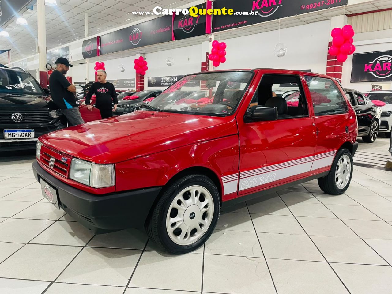FIAT   UNO 1.6R MPI  1.6R  1.5R   VERMELHO 1988 1.5 GASOLINA - Loja