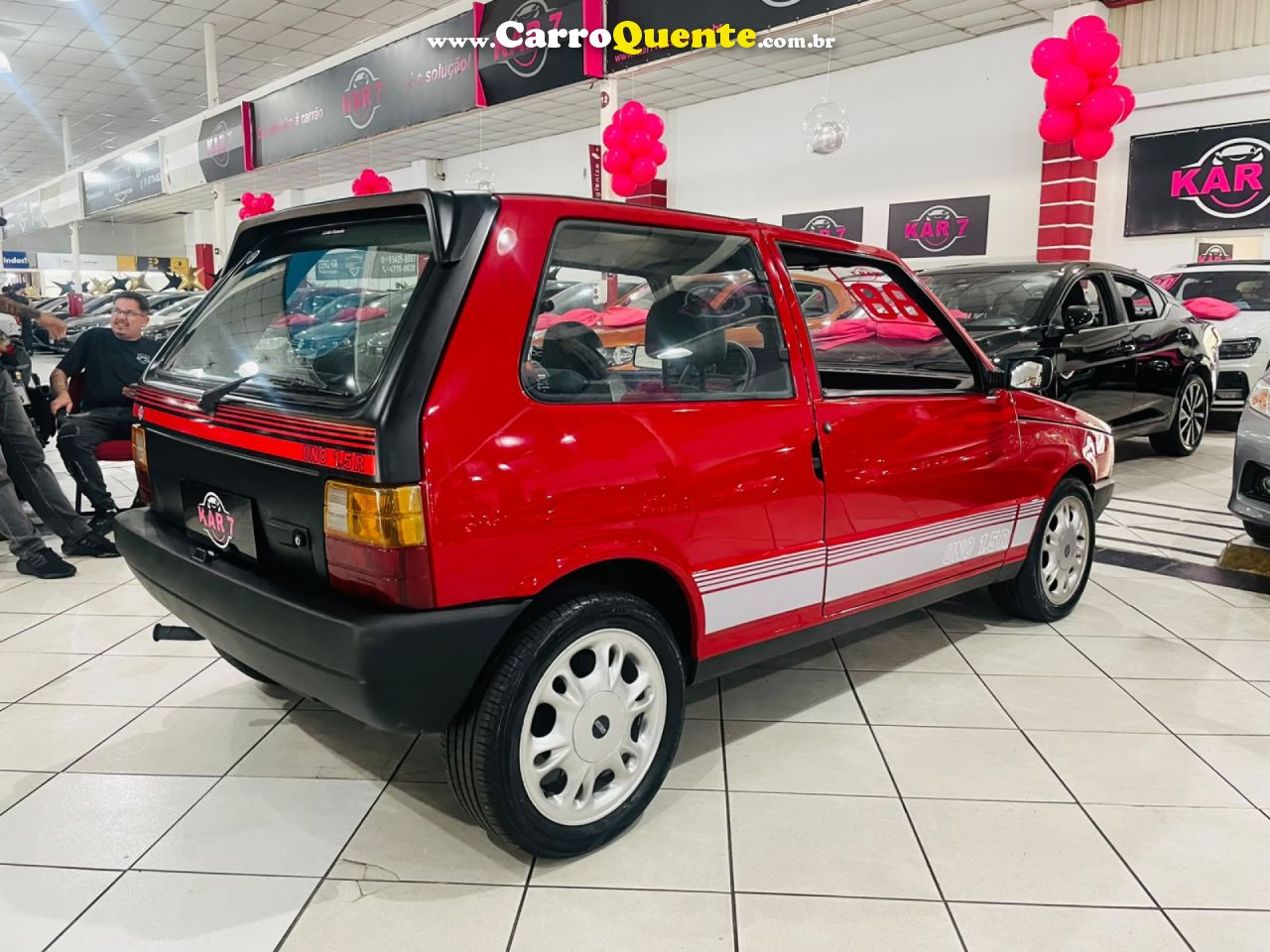 FIAT   UNO 1.6R MPI  1.6R  1.5R   VERMELHO 1988 1.5 GASOLINA - Loja