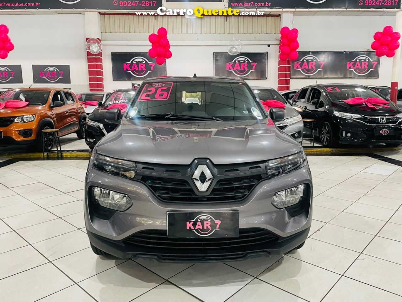 RENAULT   KWID ZEN 1.0 FLEX 12V 5P MEC.   CINZA 2026 1.0 FLEX - Loja
