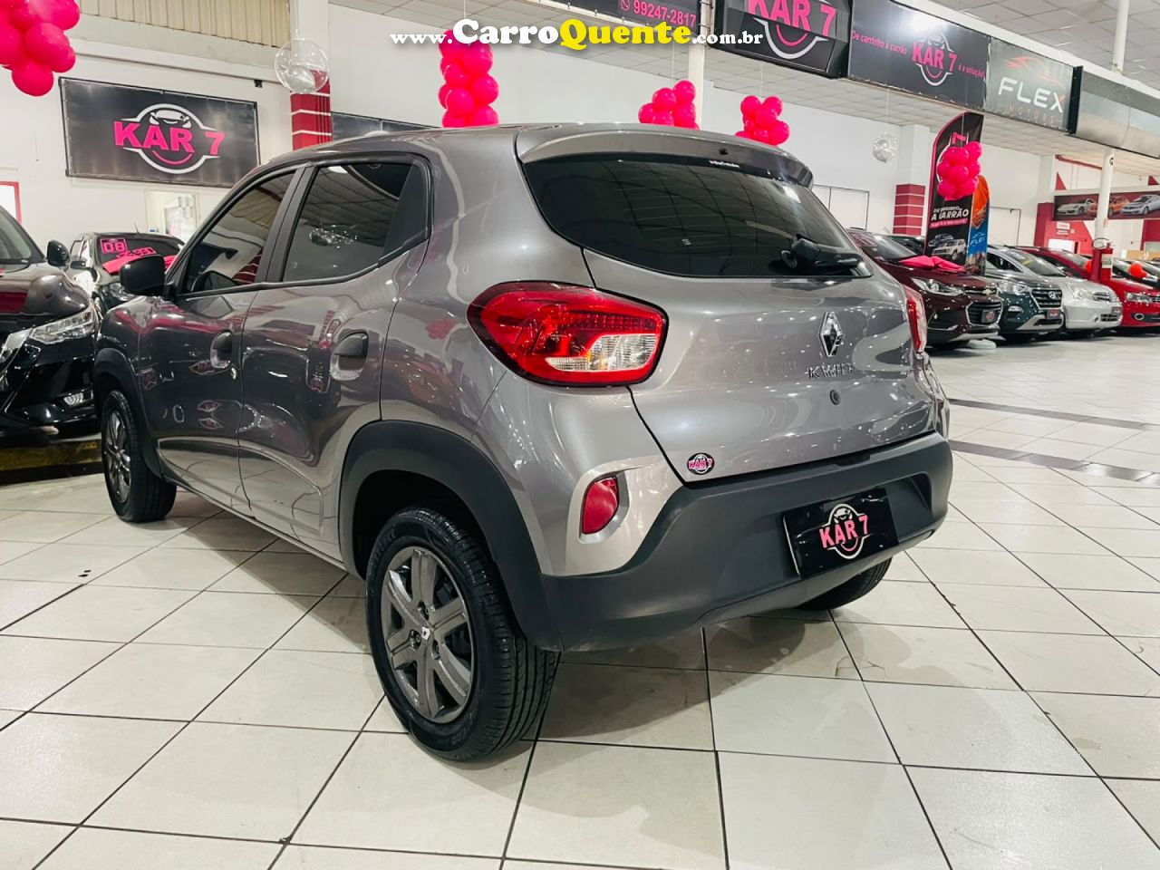 RENAULT   KWID ZEN 1.0 FLEX 12V 5P MEC.   CINZA 2026 1.0 FLEX - Loja