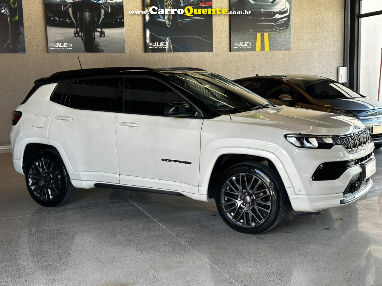JEEP   COMPASS S T270 1.3 TB 4X2 FLEX AUT.   BRANCO 2023 1.3 FLEX - Loja