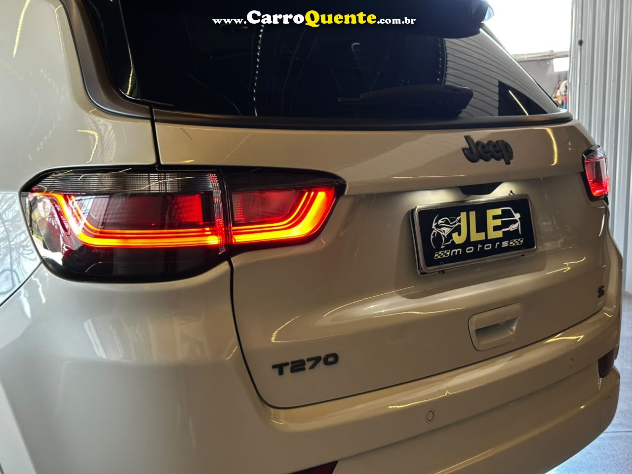 JEEP   COMPASS S T270 1.3 TB 4X2 FLEX AUT.   BRANCO 2023 1.3 FLEX - Loja