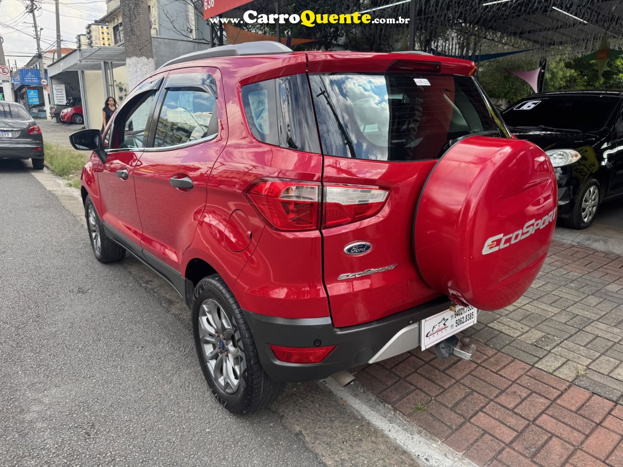 FORD   ECOSPORT FREESTYLE 2.0 16V FLEX 5P   VERMELHO 2014 2.0 FLEX - Loja