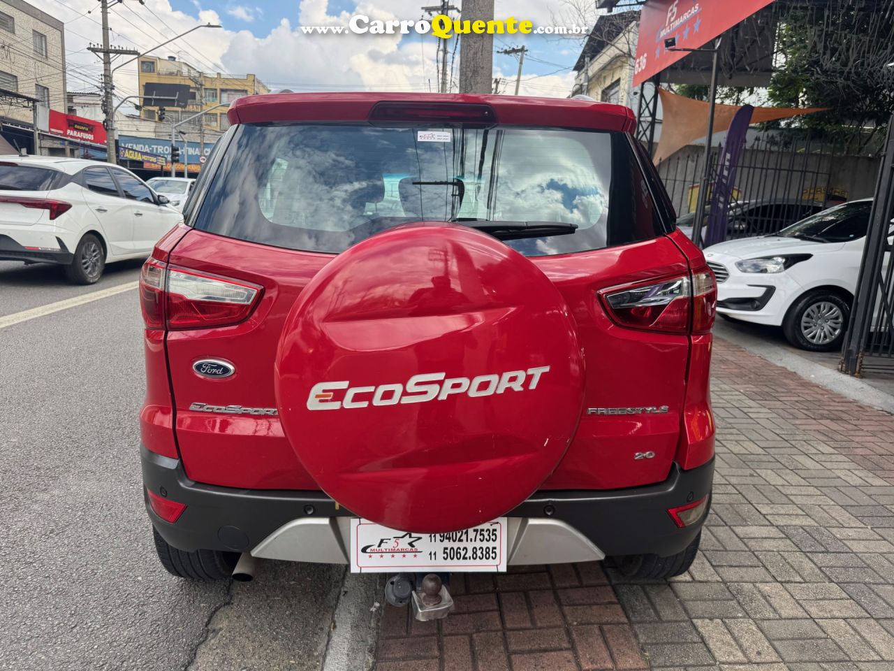 FORD   ECOSPORT FREESTYLE 2.0 16V FLEX 5P   VERMELHO 2014 2.0 FLEX - Loja