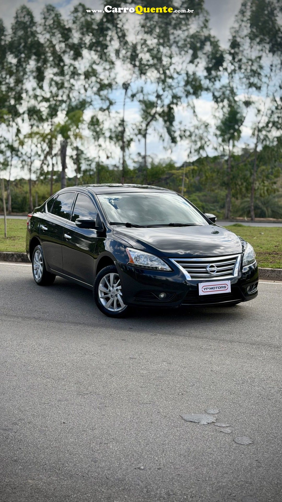 NISSAN   SENTRA SV 2.0 FLEXSTART 16V AUT.   PRETO 2014 2.0 GASOLINA - Loja
