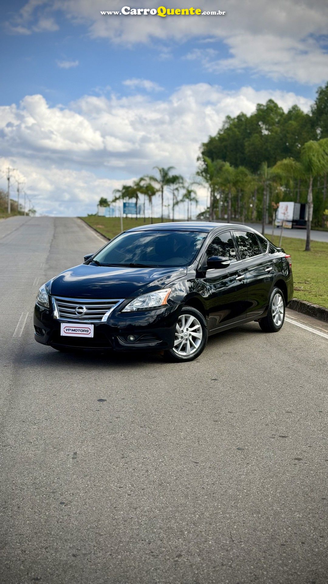 NISSAN   SENTRA SV 2.0 FLEXSTART 16V AUT.   PRETO 2014 2.0 GASOLINA - Loja