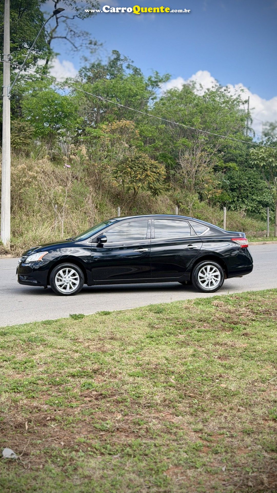 NISSAN   SENTRA SV 2.0 FLEXSTART 16V AUT.   PRETO 2014 2.0 GASOLINA - Loja
