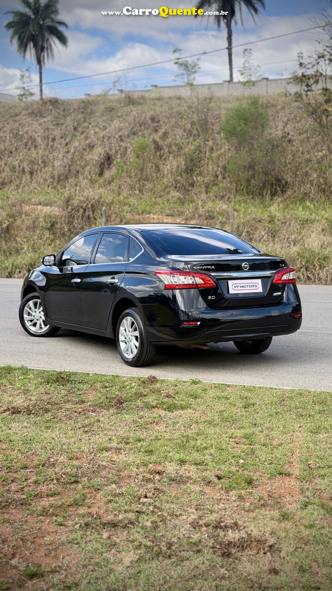 NISSAN   SENTRA SV 2.0 FLEXSTART 16V AUT.   PRETO 2014 2.0 GASOLINA - Loja