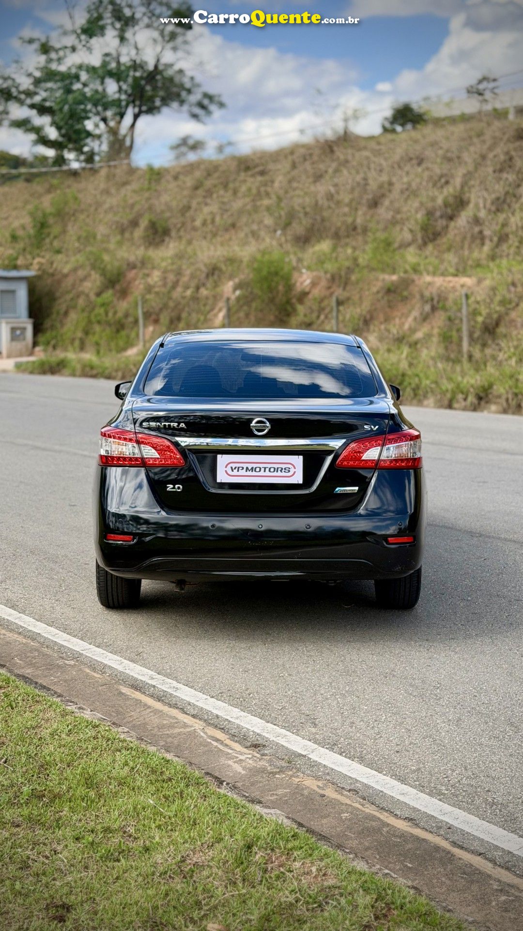 NISSAN   SENTRA SV 2.0 FLEXSTART 16V AUT.   PRETO 2014 2.0 GASOLINA - Loja