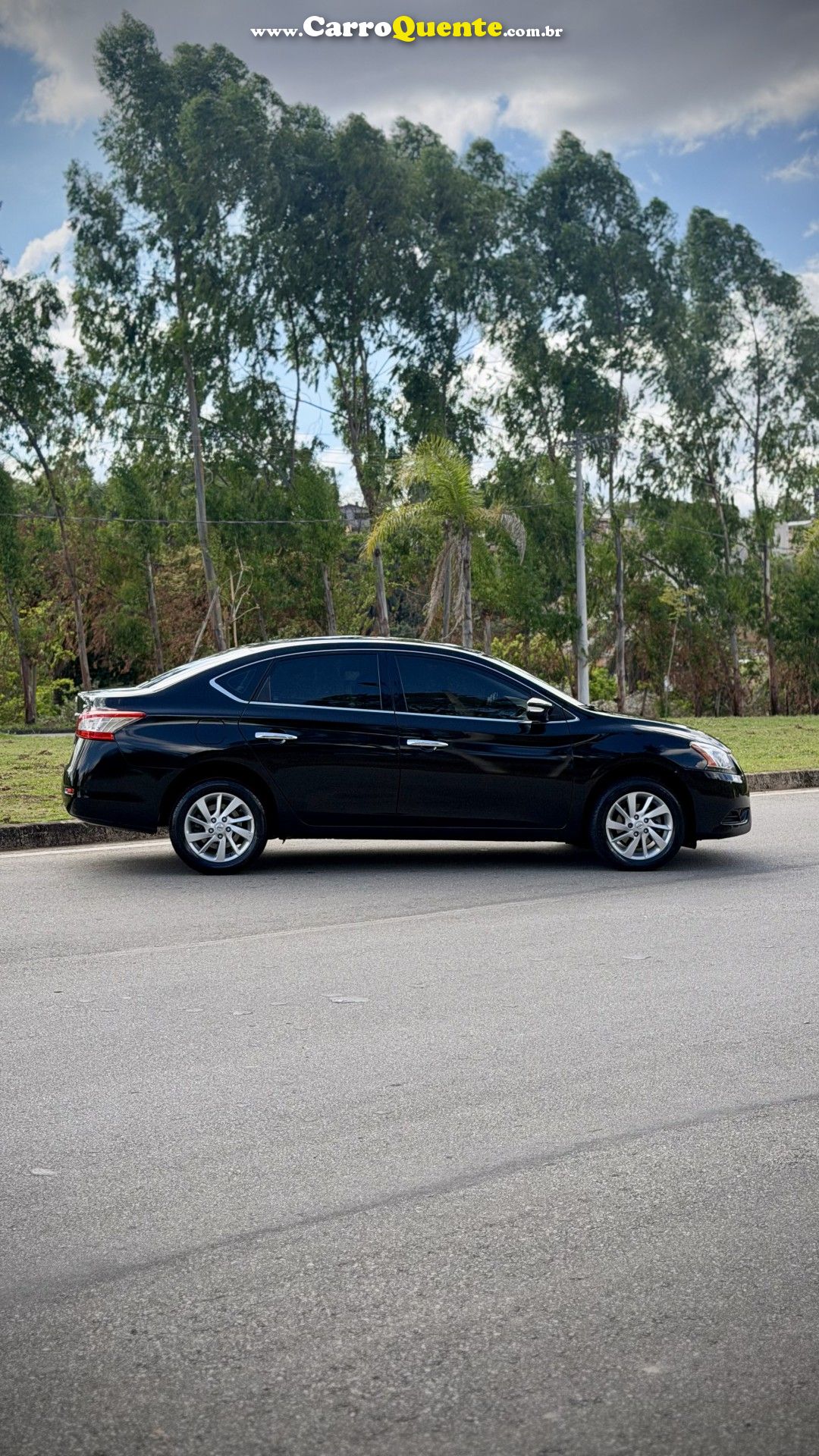 NISSAN   SENTRA SV 2.0 FLEXSTART 16V AUT.   PRETO 2014 2.0 GASOLINA - Loja