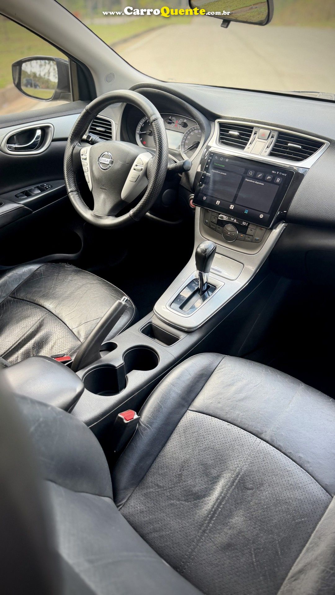 NISSAN   SENTRA SV 2.0 FLEXSTART 16V AUT.   PRETO 2014 2.0 GASOLINA - Loja