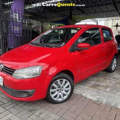 VOLKSWAGEN   FOX 1.0 MI TOTAL FLEX 8V 3P   VERMELHO 2010 1.0 FLEX