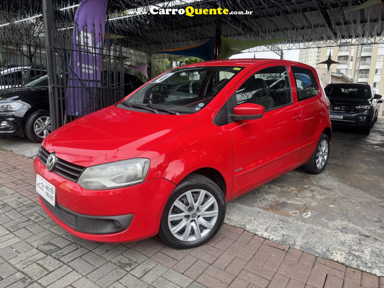 VOLKSWAGEN   FOX 1.0 MI TOTAL FLEX 8V 3P   VERMELHO 2010 1.0 FLEX - Loja