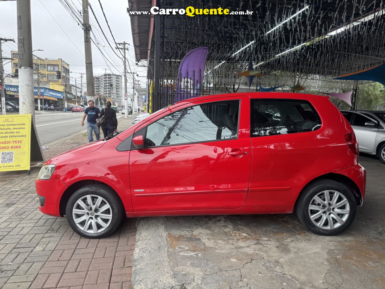 VOLKSWAGEN   FOX 1.0 MI TOTAL FLEX 8V 3P   VERMELHO 2010 1.0 FLEX - Loja