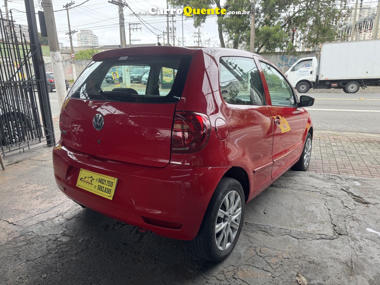 VOLKSWAGEN   FOX 1.0 MI TOTAL FLEX 8V 3P   VERMELHO 2010 1.0 FLEX - Loja