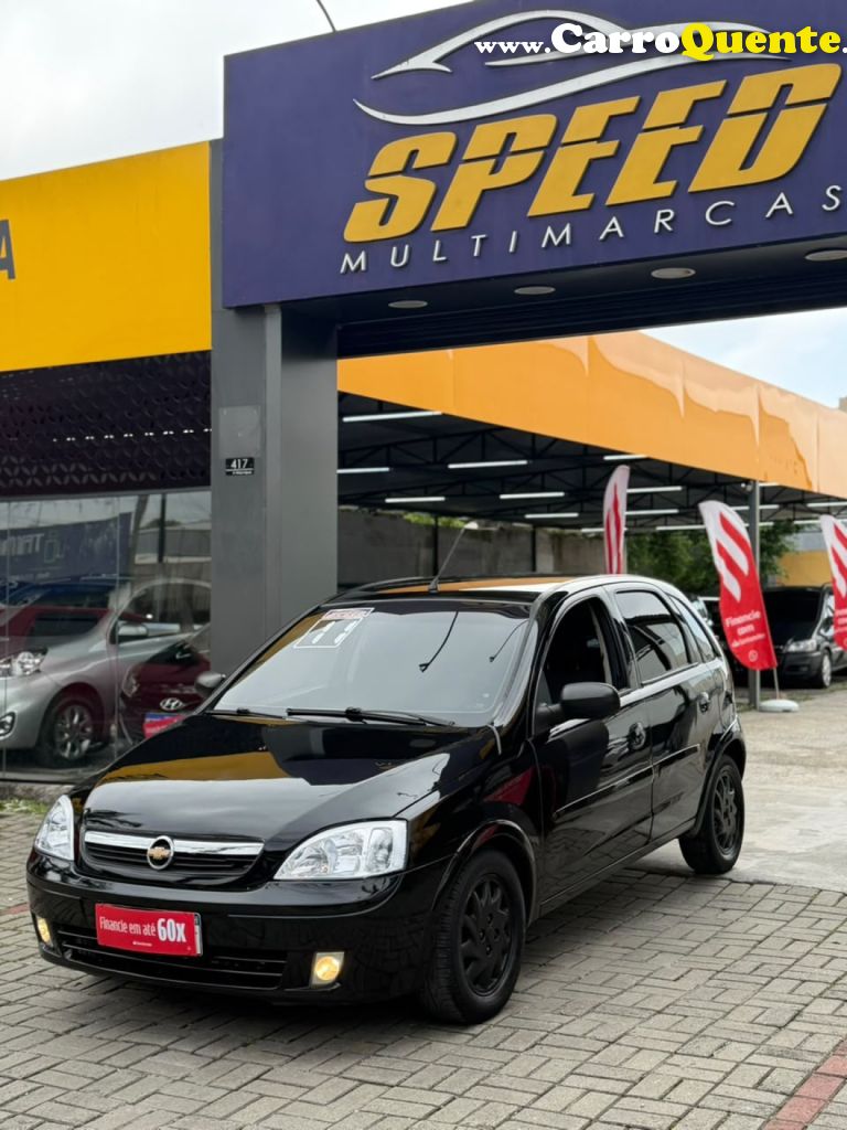 CHEVROLET   CORSA HAT. MAXX 1.4 8V ECONOFLEX 5P   PRETO 2011 1.4 FLEX - Loja