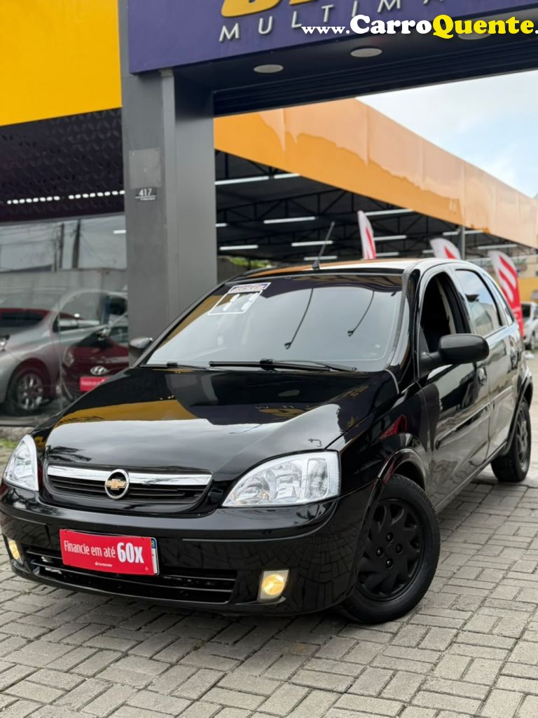 CHEVROLET   CORSA HAT. MAXX 1.4 8V ECONOFLEX 5P   PRETO 2011 1.4 FLEX - Loja