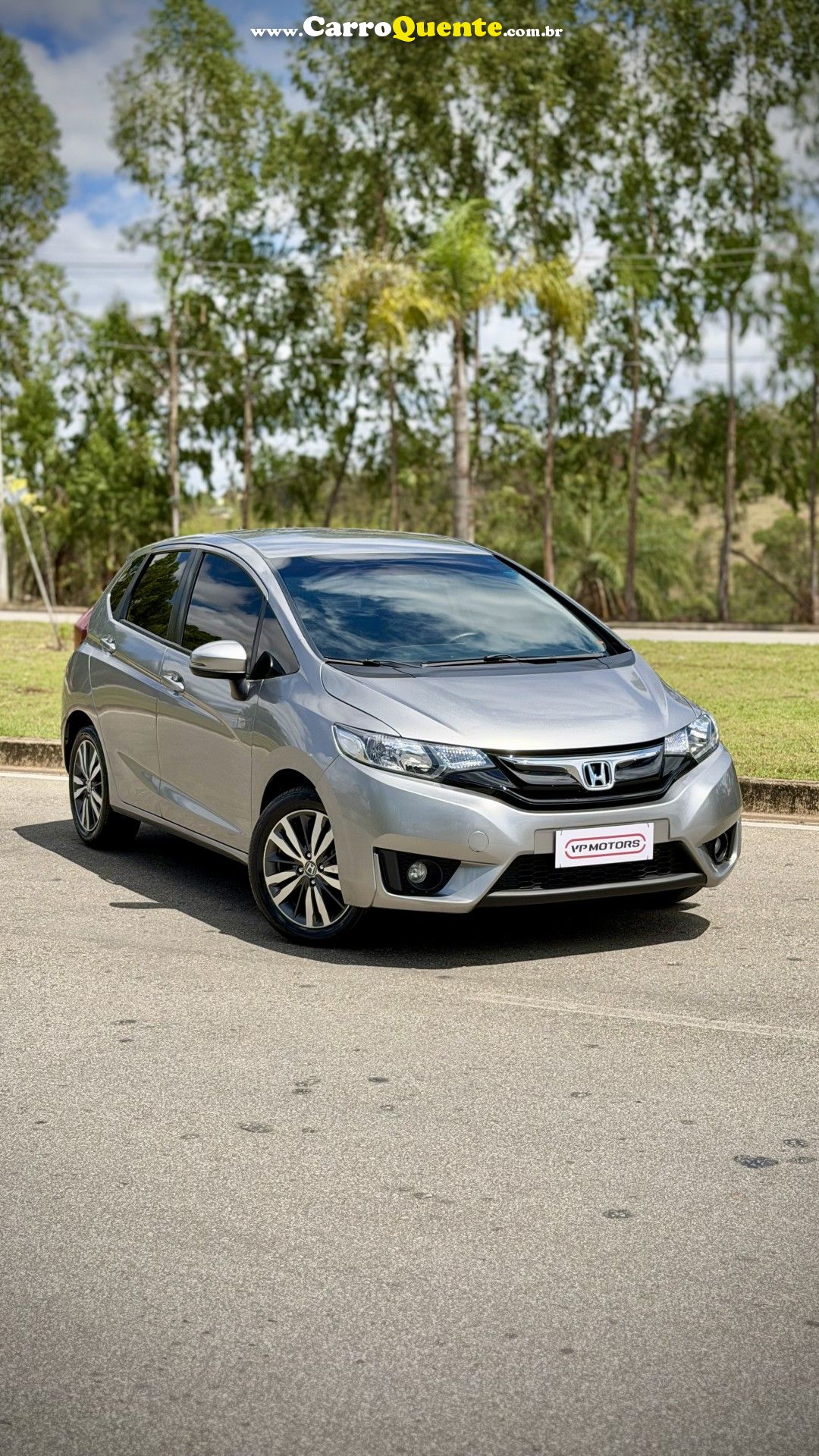 HONDA   FIT EXSEX 1.5 FLEXFLEXONE 16V 5P AUT.   CINZA 2016 1.5 GASOLINA - Loja