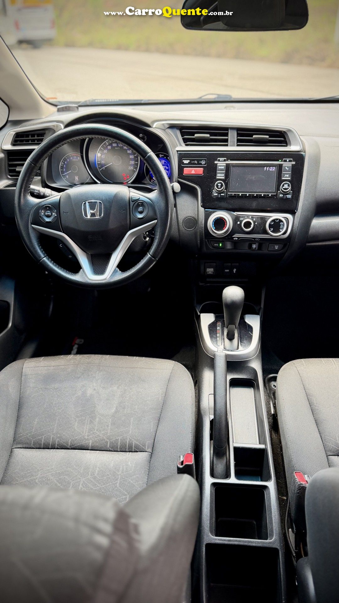 HONDA   FIT EXSEX 1.5 FLEXFLEXONE 16V 5P AUT.   CINZA 2016 1.5 GASOLINA - Loja