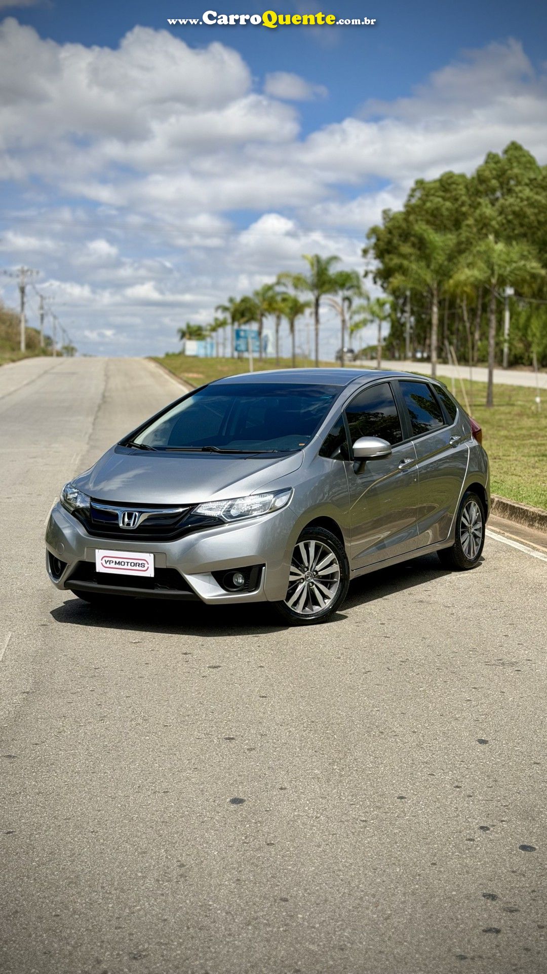 HONDA   FIT EXSEX 1.5 FLEXFLEXONE 16V 5P AUT.   CINZA 2016 1.5 GASOLINA - Loja